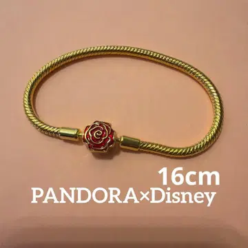 PANDORA x Disney 미녀와 야수 로즈 팔찌 16cm