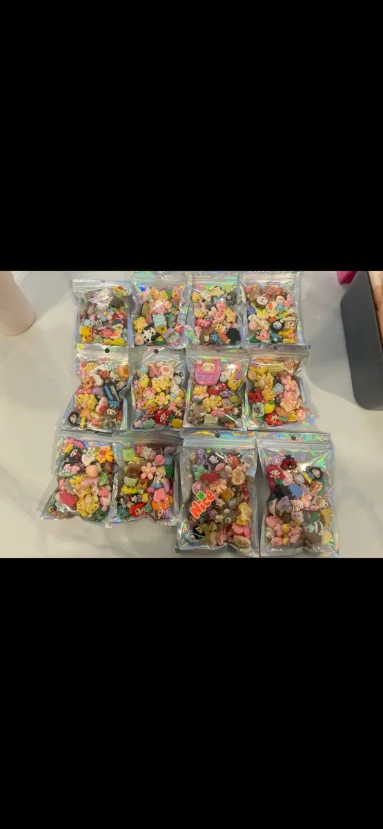 2~4센치 파츠 50개