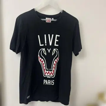 LACOSTE LIVE 티셔츠 블랙 사이즈 5