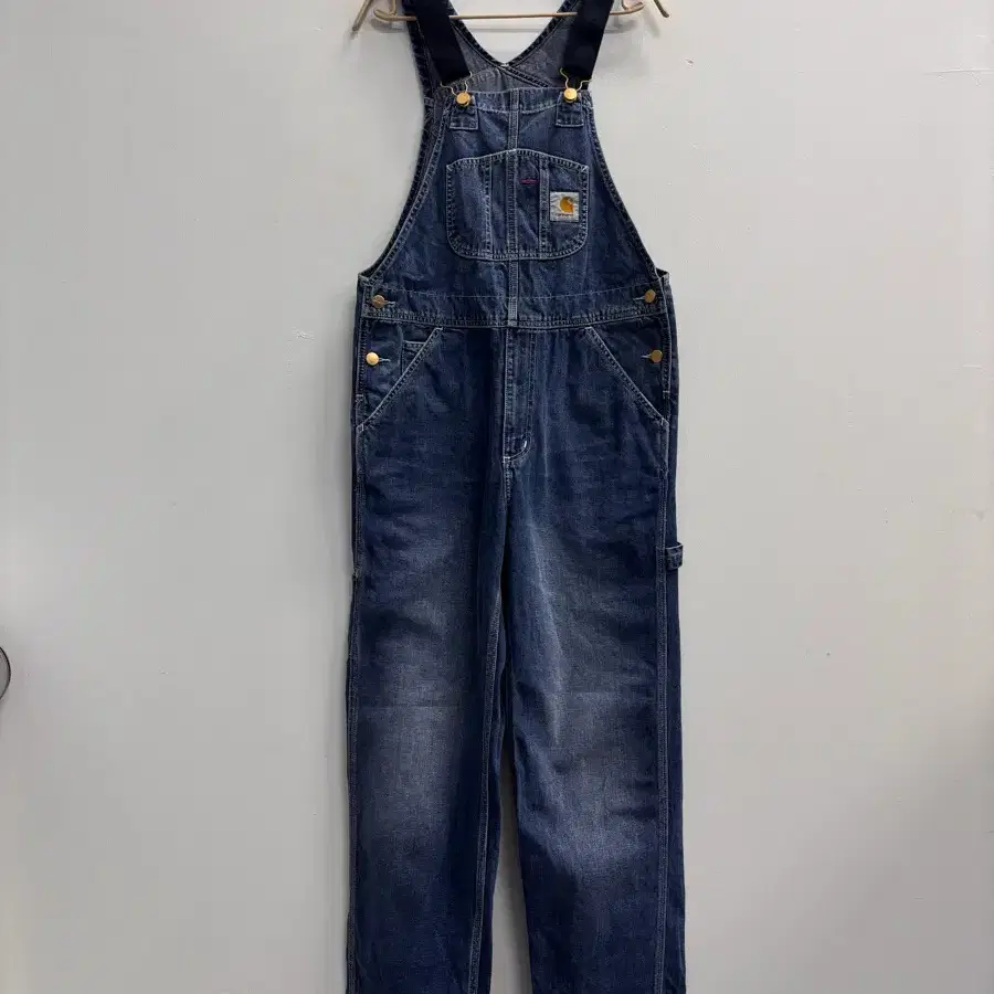 carhartt 칼하트 데님 오버롤 팬츠