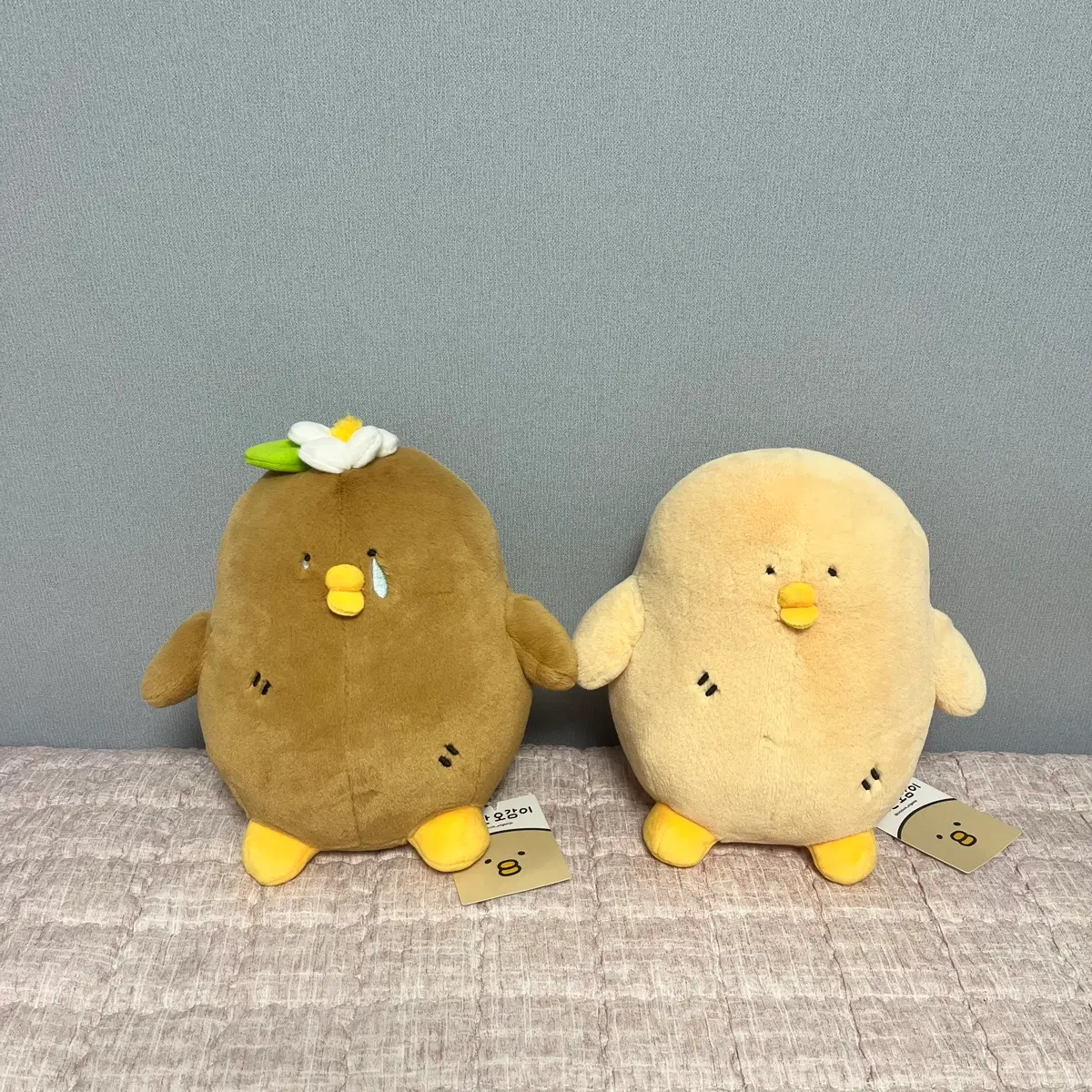 [새상품] 일괄 퍽퍽한 오감이 오리감자 인형 2종 세트