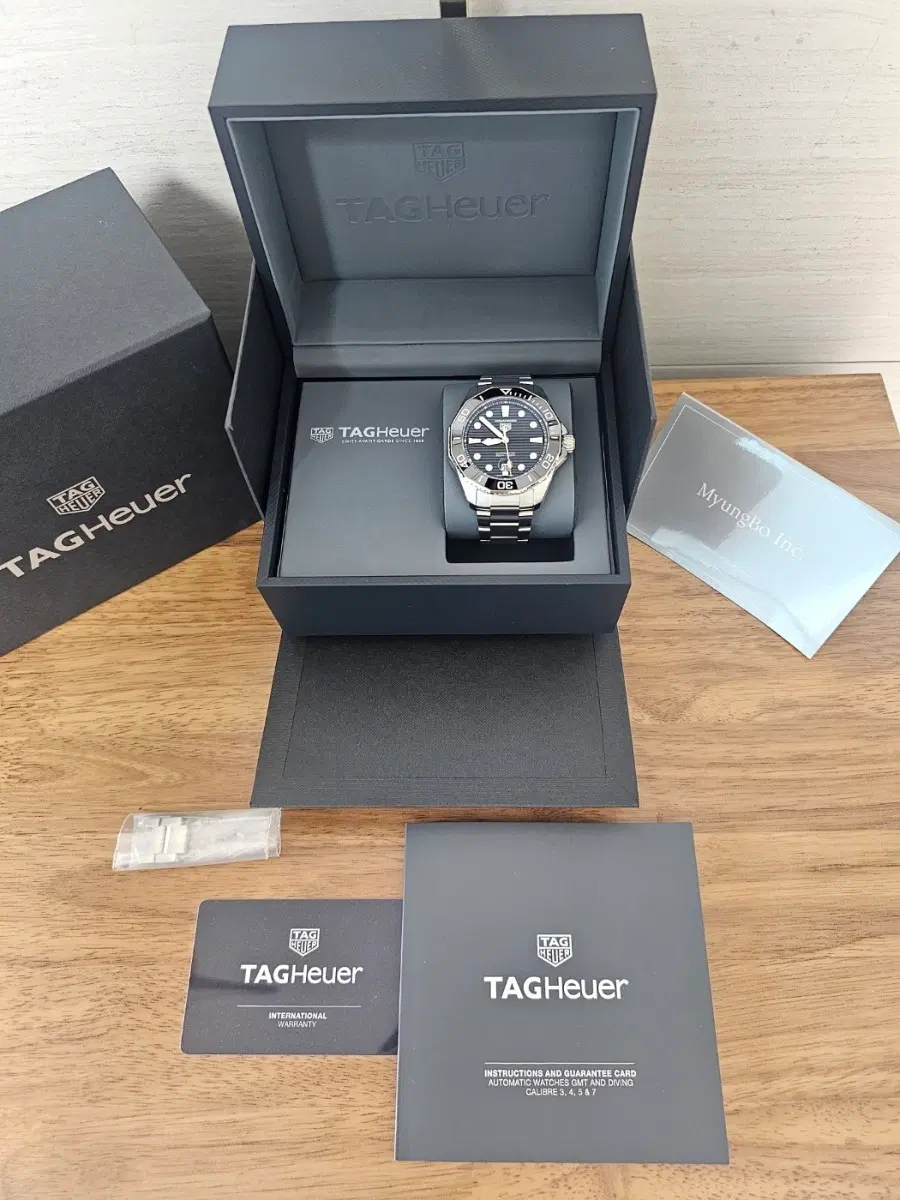 태그호이어 아쿠아레이서 신형 wbp201a 43mm 오토 시계 검판