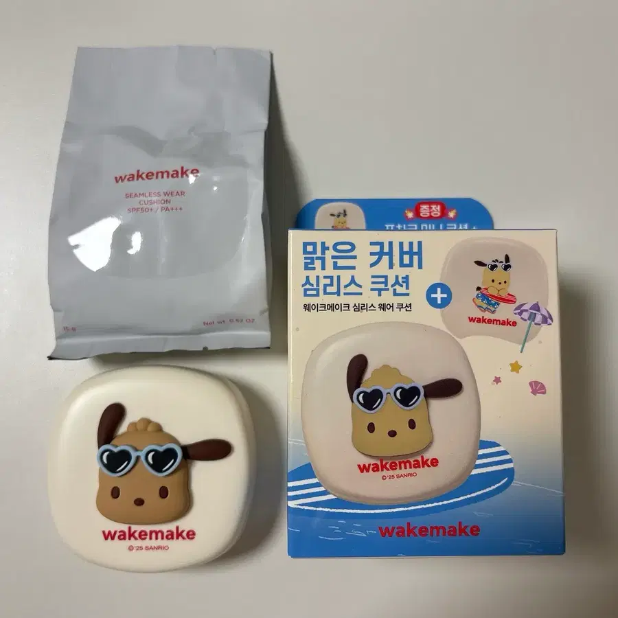 웨이크메이크 태닝포차코 심리스웨어 쿠션케이스+리필