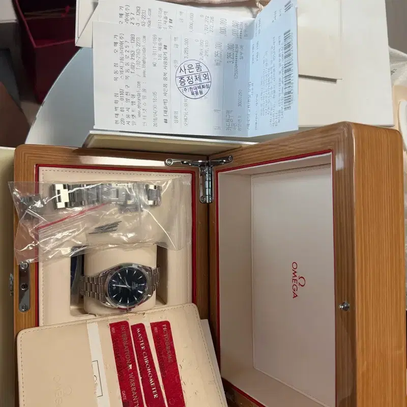오메가 아쿠아테라 38mm