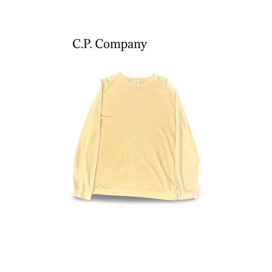(100) cp 컴퍼니 라운드넥 니트 슬리브