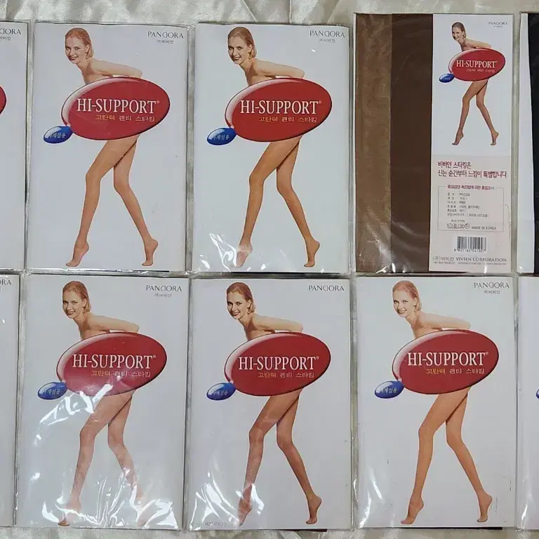 판도라 하이서포트 팬티스타킹 10족 (커피/블랙)