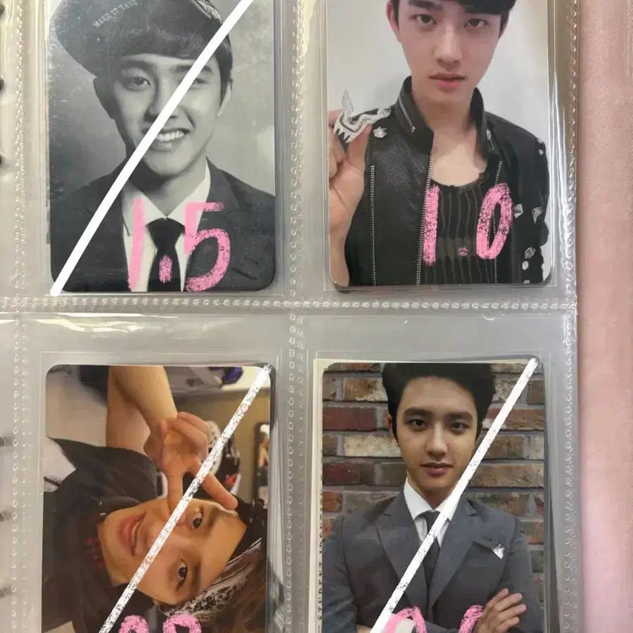 도경수 xoxo mama 10주년 포카 판매
