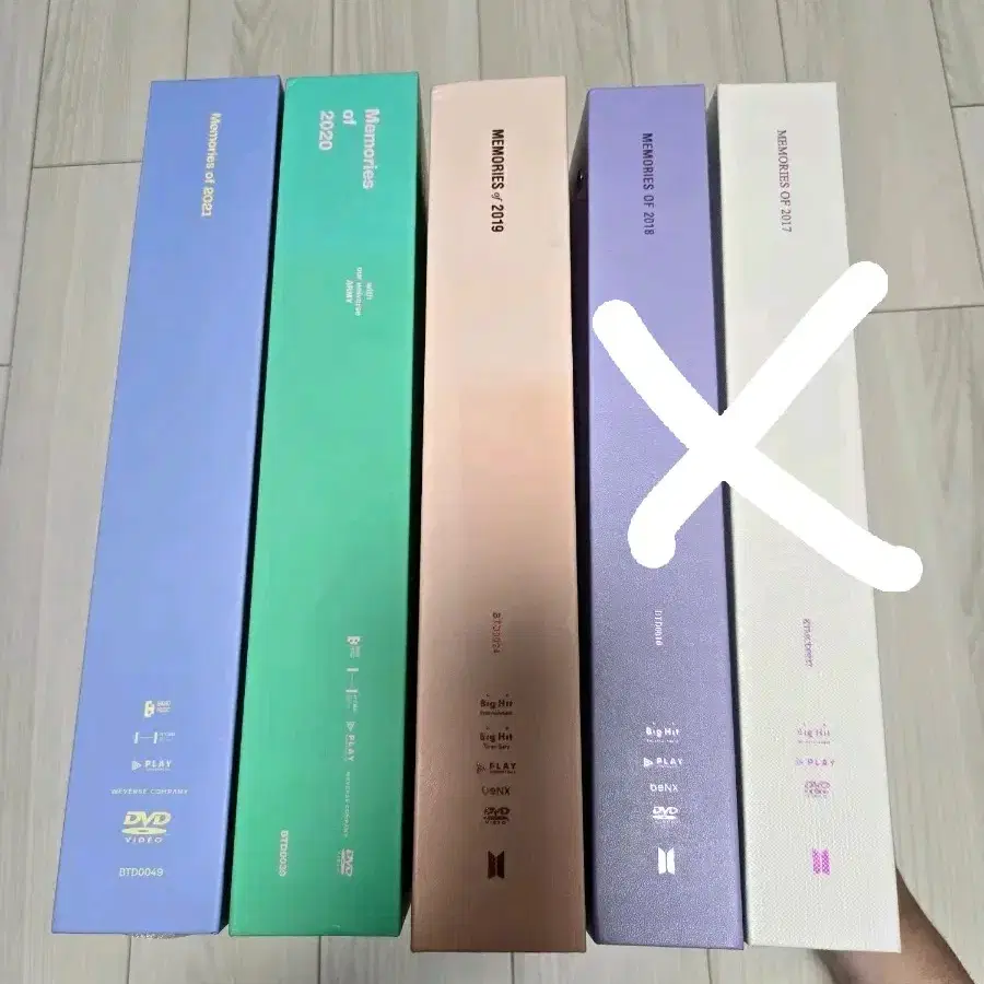 방탄소년단 DVD 메모리즈 2019-2021