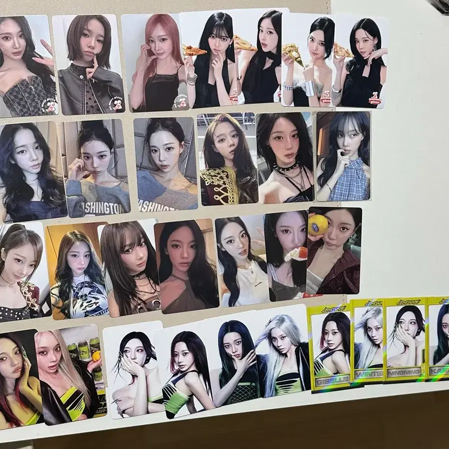 에스파 포카 양도 카리나 윈터 지젤 닝닝 aespa