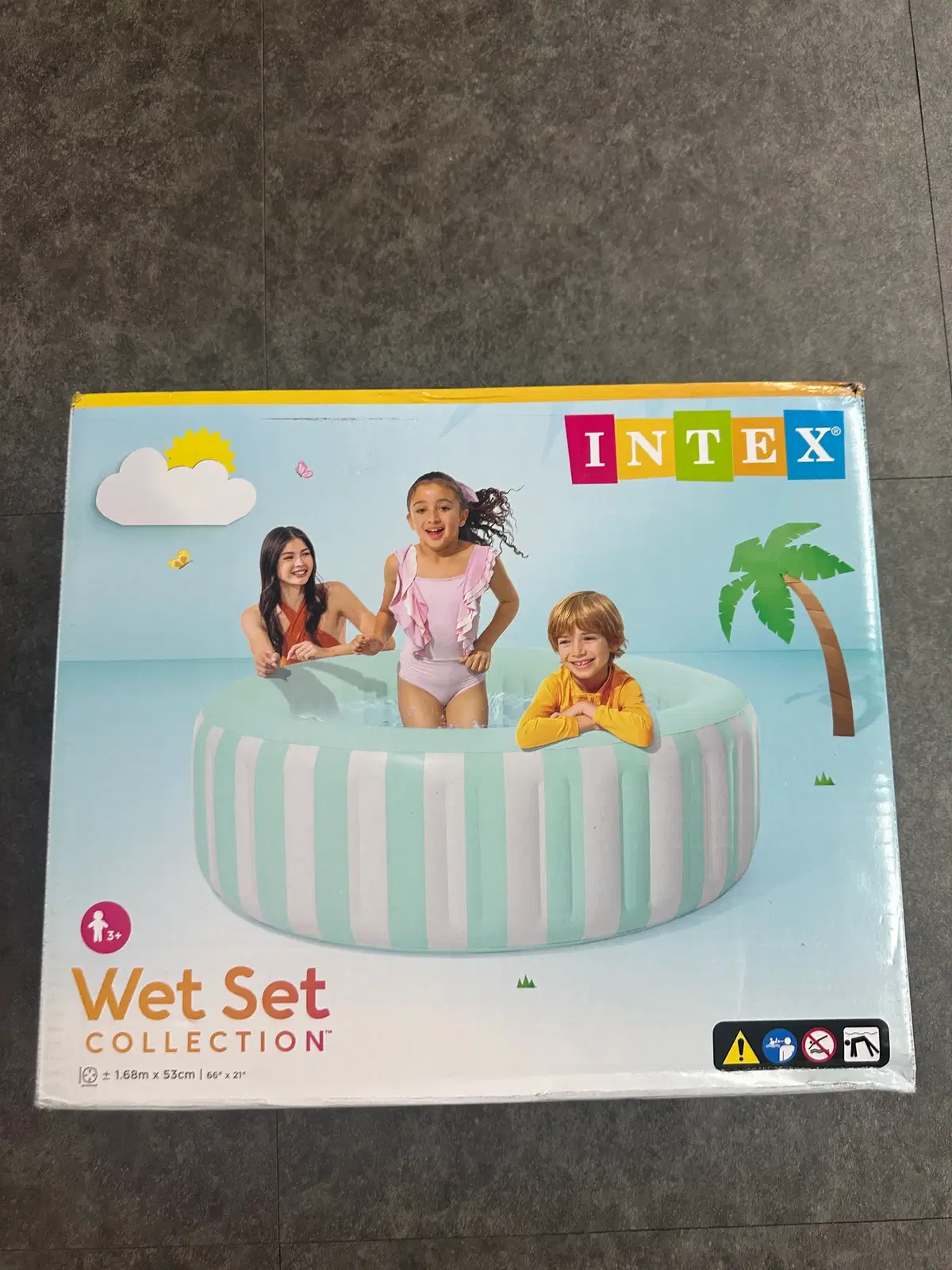 인텍스 Wet Set Collection 풀장 1.68m 새상품