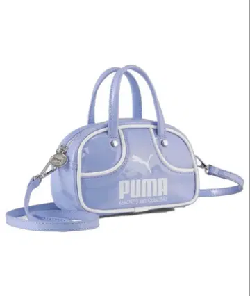 PUMA 페이턴트 미니 숄더백 라이트 블루