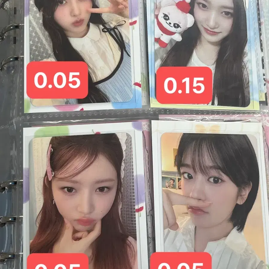 아이브 미니브 크리스마스 / 시즌그리팅 이서 가을 레이 유진 포토카드