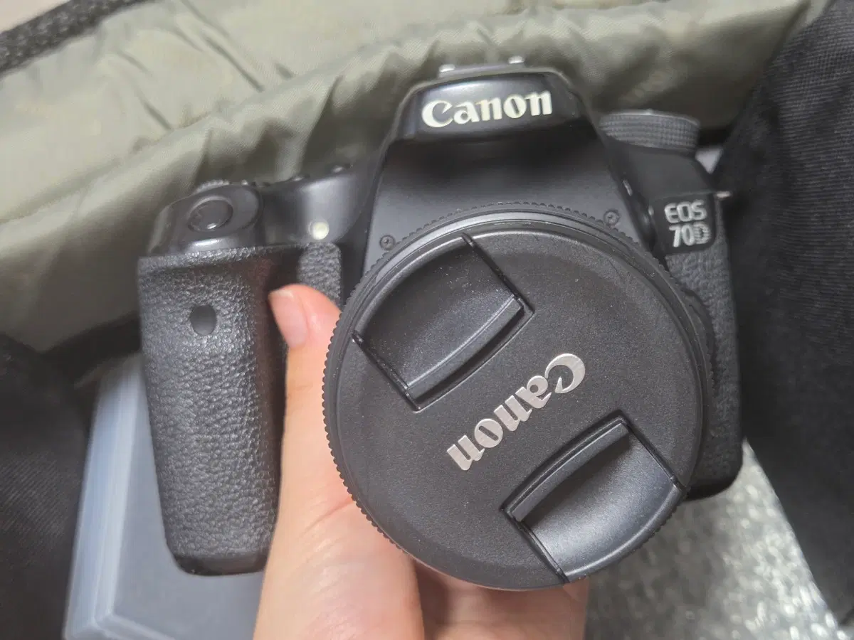 캐논 EOS 70d + 18-55mm 렌즈 + 55-250mm 렌즈