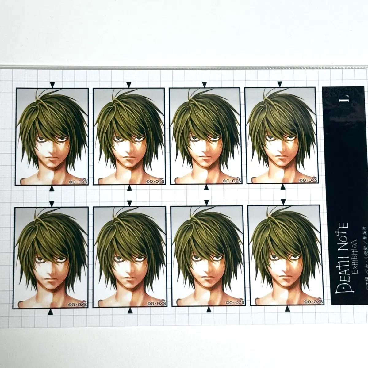 미개봉) 데스노트 원화전 엘 증명사진 증사