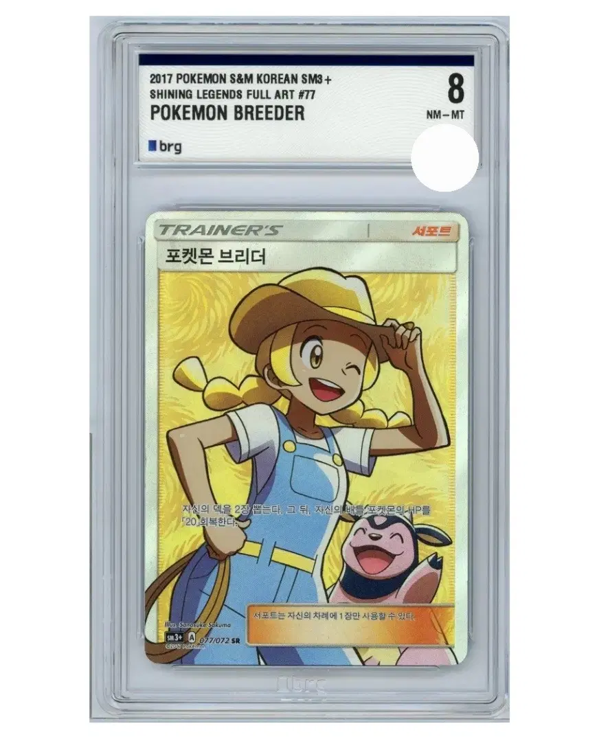 Brg 8 포켓몬카드 포켓몬 브리더 SR