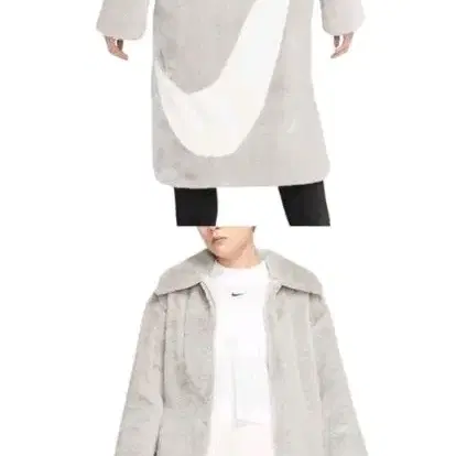 [정품] 나이키 여성 빅스우시 에코 퍼 롱코트 XL (DQ6839-012)