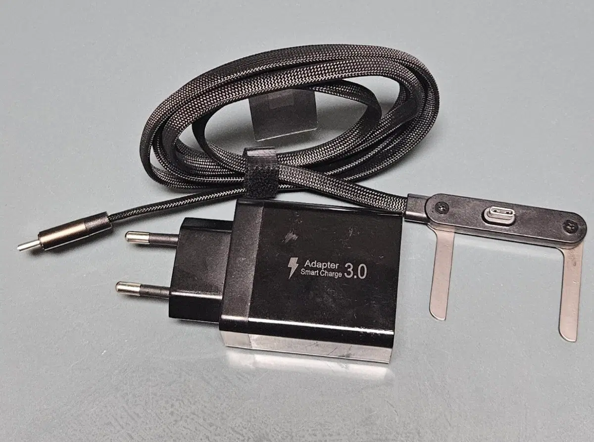 거치형충전선+고속 충전기 3.0 USB-C 타입