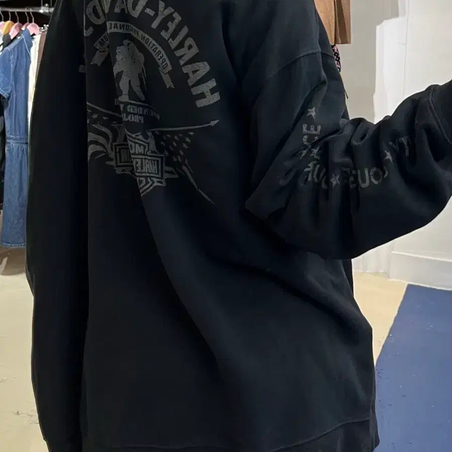 Harley-Davidson 할리데이비슨 스펠아웃 후드집업