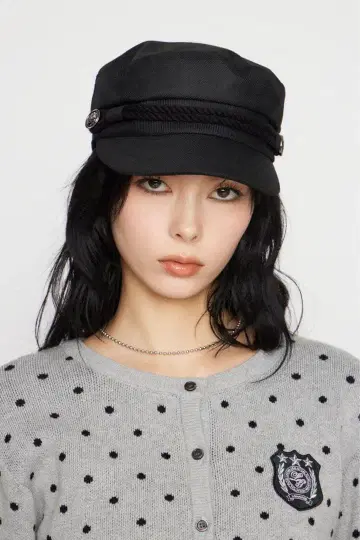 LAGUA GEM 스트라이프 마린 캡