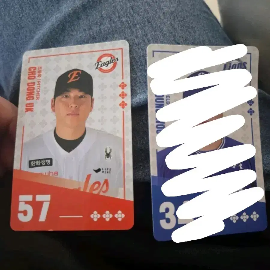 (리딤 미사용)팔도비빔면 X KBO 콜라보 조동욱 포카(~ 10/8일까지 판매)
