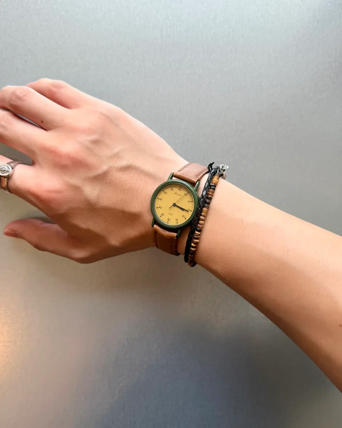 80s Seiko 빈티지 세이코 에비뉴 밀리터리 쿼츠