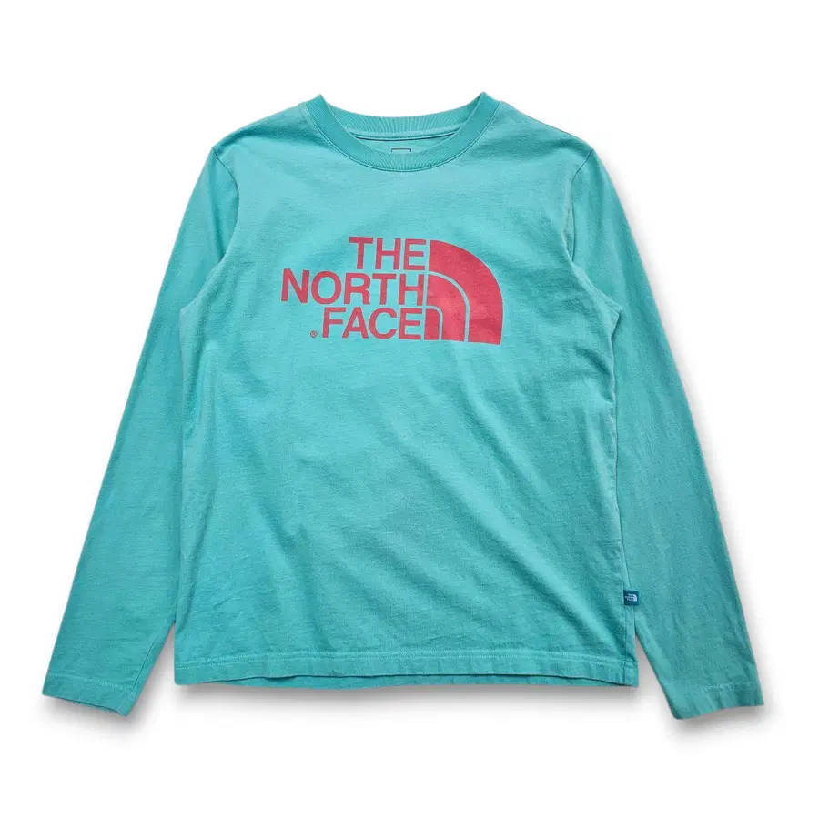 M THE NORTH FACE 노스페이스 빅 하프돔 로고 민트 긴팔티