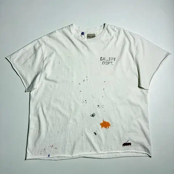 갤러리 디파트먼트 보드워크 화이트 반팔 티셔츠 R3649