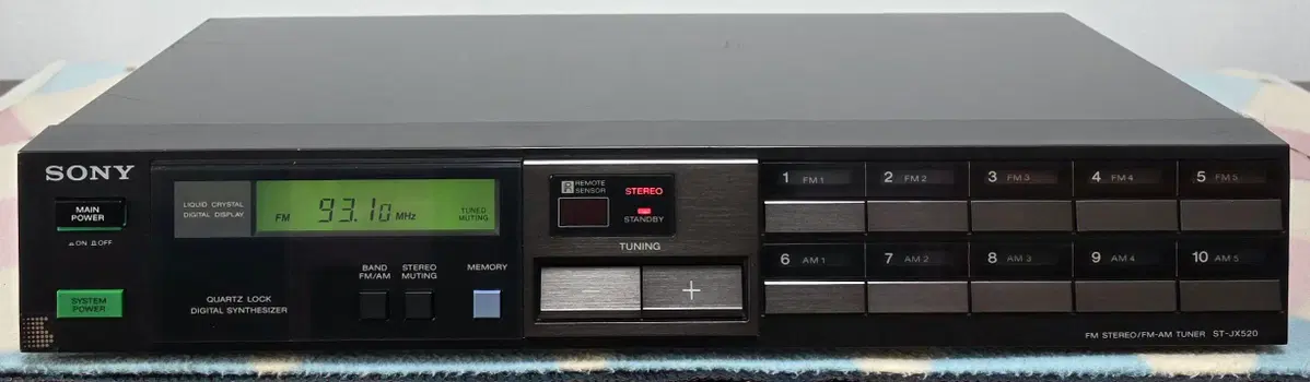 SONY 튜너 ST-JX520