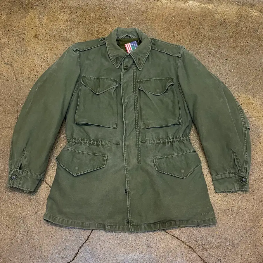 50s 60s USA 미군 밀리터리 한국전쟁 M51 필드자켓 OG107