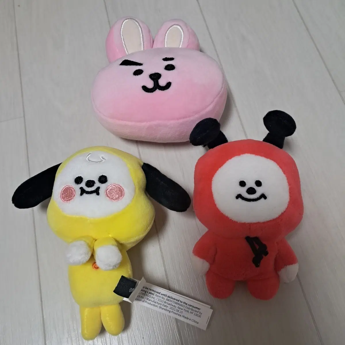 BT21 쿠키 치미 인형 세트 팔아요 bts정국지민
