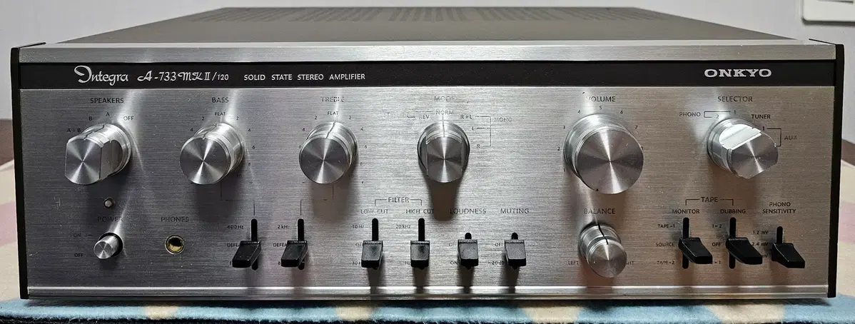 ONKYO 인티 엠프 A-733ii/120 판매합니다