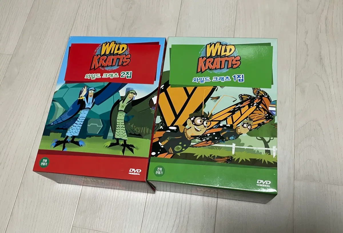 와일드 크래츠 DVD 1, 2집 / 형사가제트 1,2집, 뉴형사 가제트