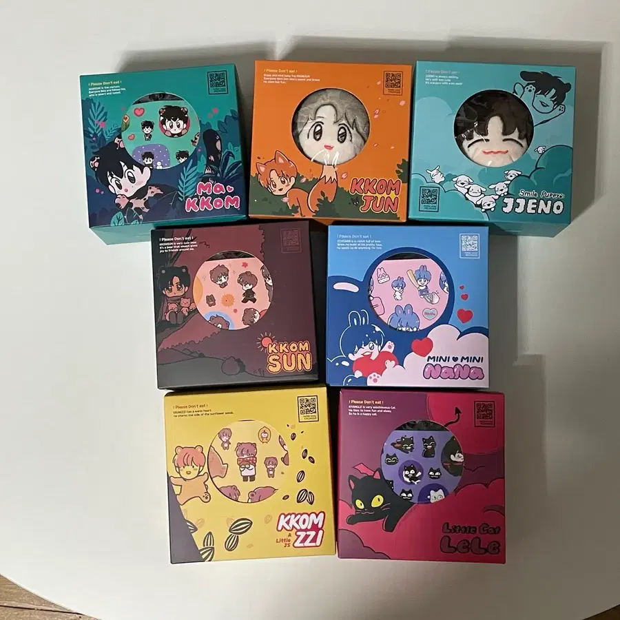 엔시티드림 10cm 인형 지구님 꼼드림 꼼쥔 런쥔 풀박