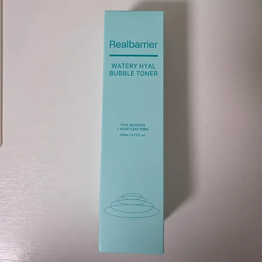 리얼베리어 워터리 하이알 버블 토너 140ml 미개봉 새상품