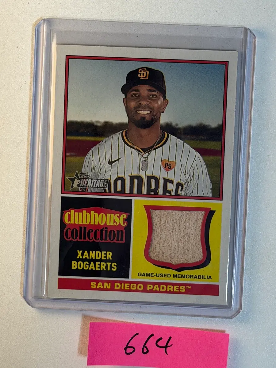 잰더 보가츠 렐릭 Topps MLB 야구카드