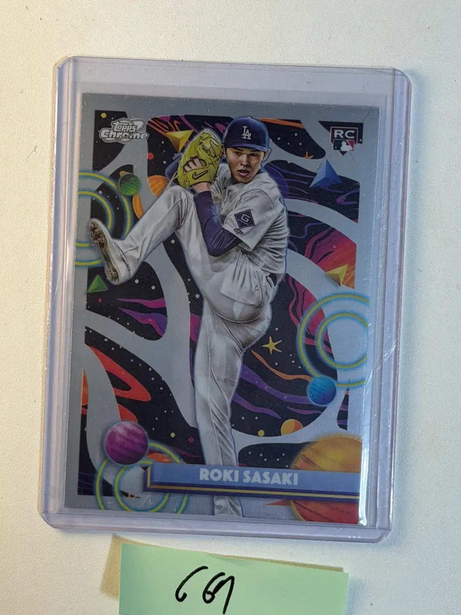 사사키 로키 2025 Topps RC 야구카드