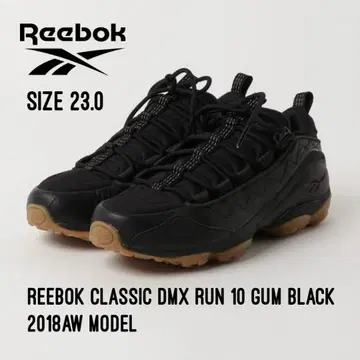 레어! Reebok CLASSIC DMX RUN 10 GUM 블랙 23.0