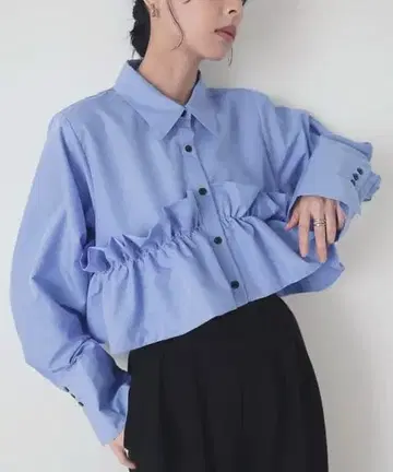 브로드 프릴 셔츠 LIAN 리안 lumier