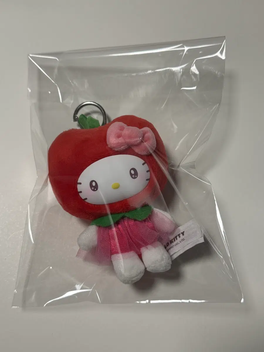 탑토이 키티 인형 키링 체리