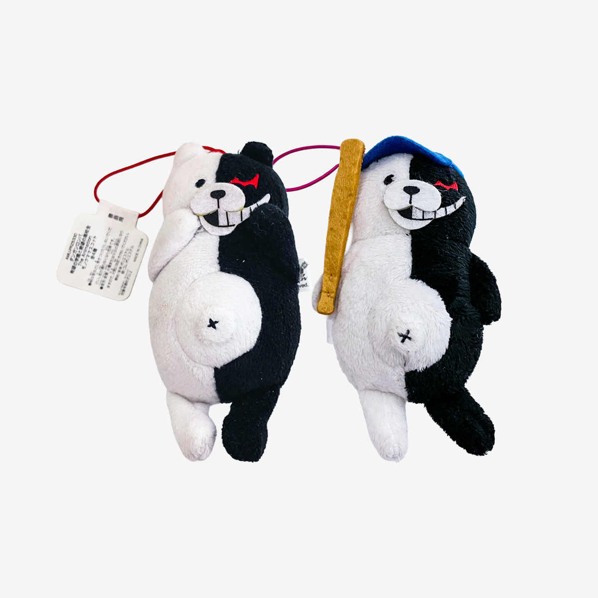 단간론파 모노쿠마 벌칙 누이구루미 인형 스트랩 키링 2종