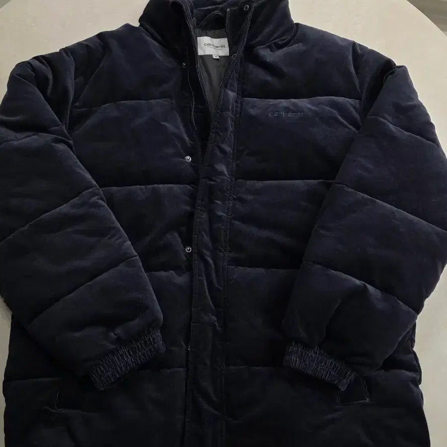 칼하트 코듀로이 패딩 네이비 XL