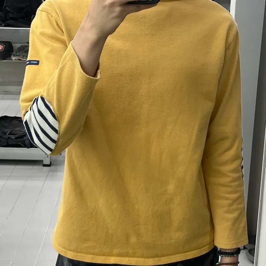 (S) 세인트 제임스 길도 엘보 패치 옐로우