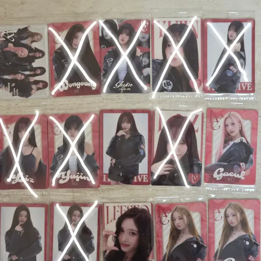 아이브 웨하스2탄 포토카드 개별 판매합니다!