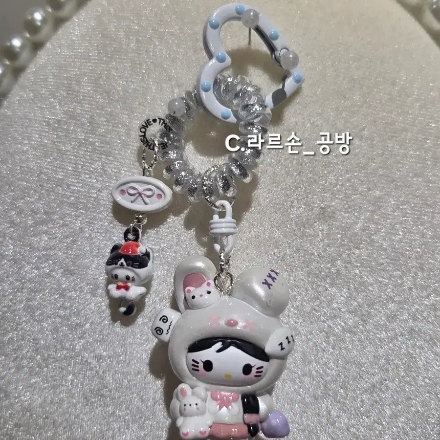 캐릭터 비즈키링 4종