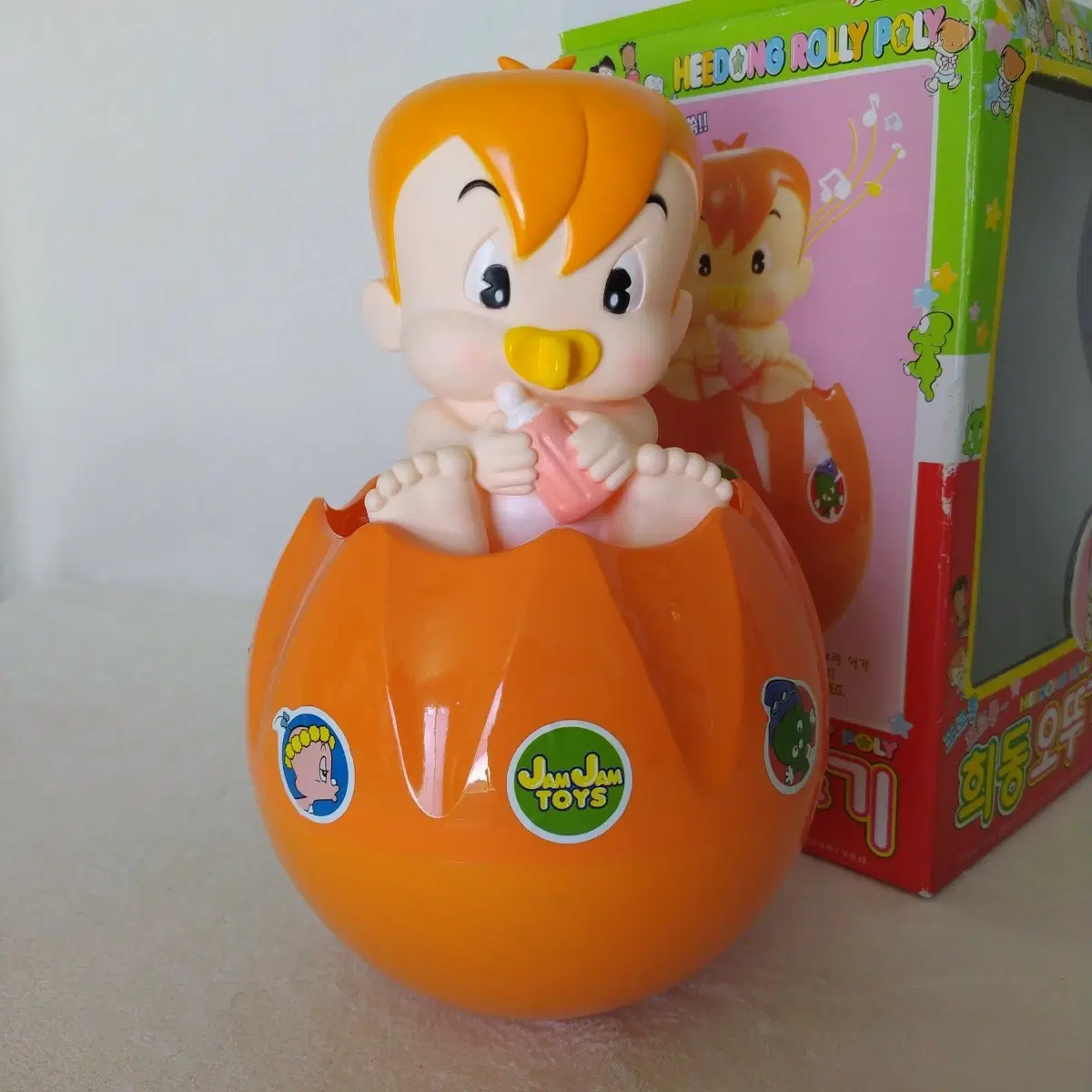 고전만화 둘리 희동이 삑삑이 고무인형 오뚜기 / 잼잼토이스 빈티지 오뚝이 옛날 올드토이 레트로 완구 또치 도우너 고길동