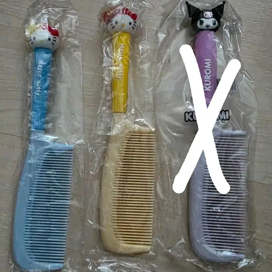 키티 쿠로 피규어 빗 새상품 (개당단가)