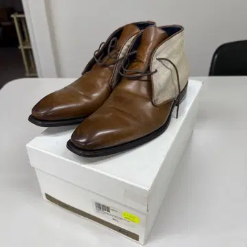 스티파노 브란키니 콤비 부츠 25cm 새상품급