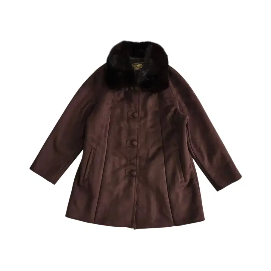 Kumkang leather 금강 모피 스웨이드 퍼 무스탕 코트