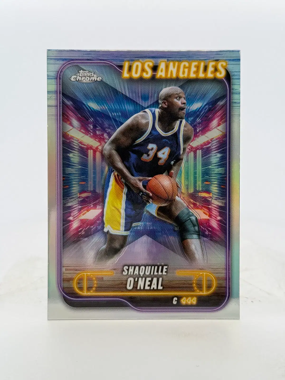 LA 레이커스 레전드 샤킬 오닐 REFRACTOR 2025 TOPPS