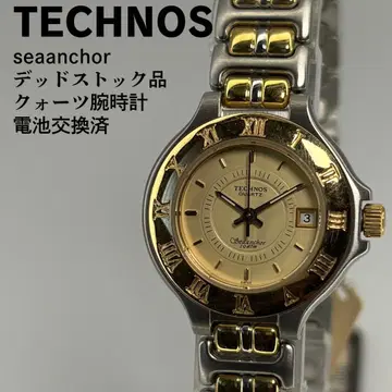 데드스탁 상품 TECHNOS 테크노스 씨 앵커 QZ 손목시계 배터리 교환 완료